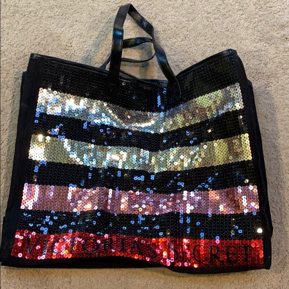 Sequin tote bag